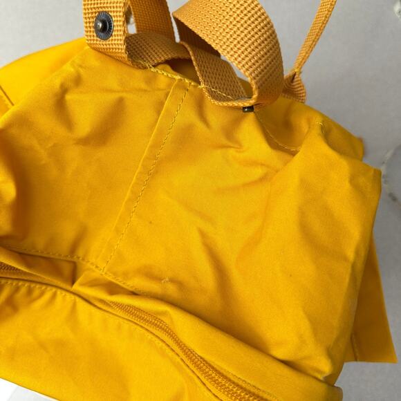 Fjallraven Backback Kanken Yellow School Outdoors Handles Pockets 23510 FLAWED - Picture 16 of 16